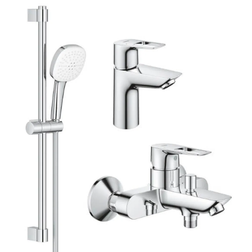 Набор смесителей для ванны Grohe Bauloop (23337001+23603001+26748003)- Фото 1