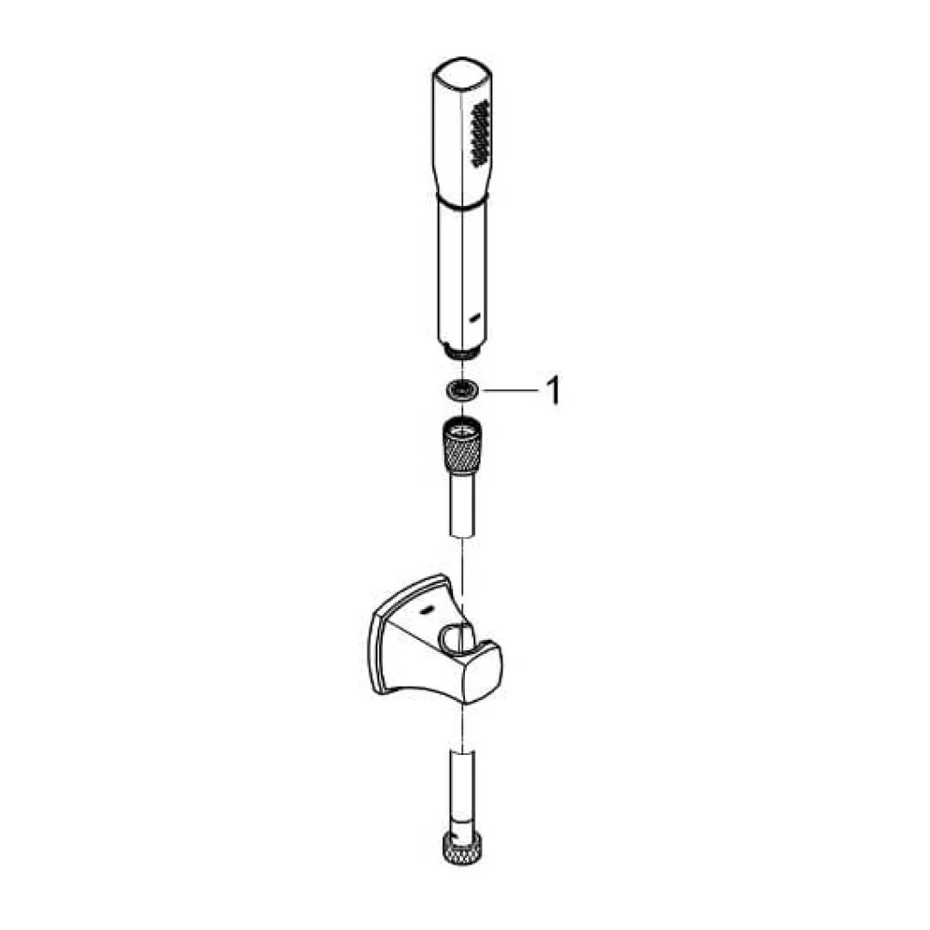 Набор для гигиенического душа Grohe Grandera хром/золото (27993IG0)- Фото 3