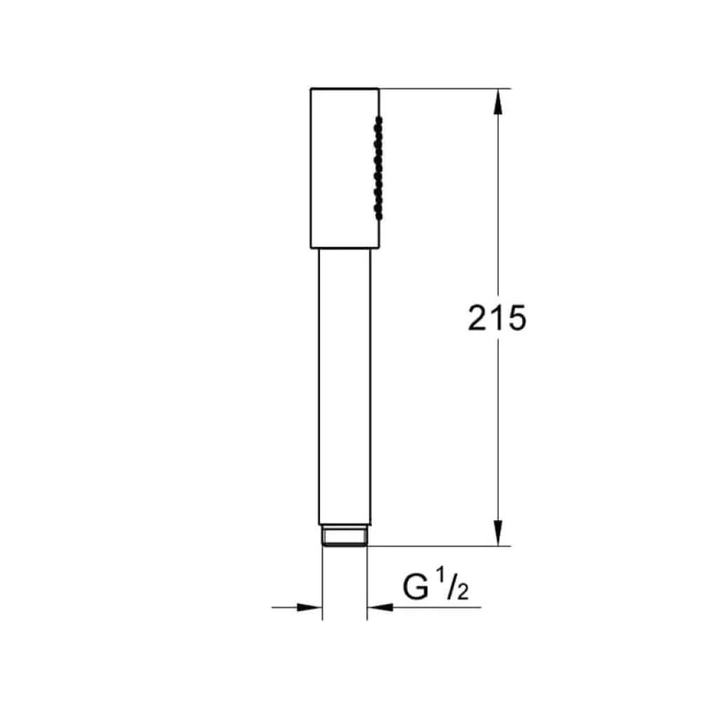 Ручний душ Grohe RSH Aqua Stick 6,6l, матовий графіт (26866AL0)- Фото 3