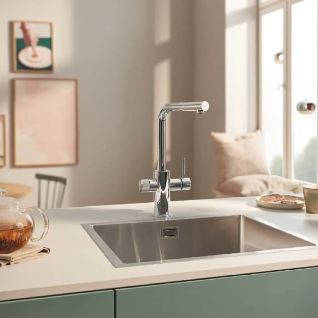 Змішувач для кухні Grohe Blue Pure Minta для подачі технічної та фільтрованої води хром (30590000)- Фото 3