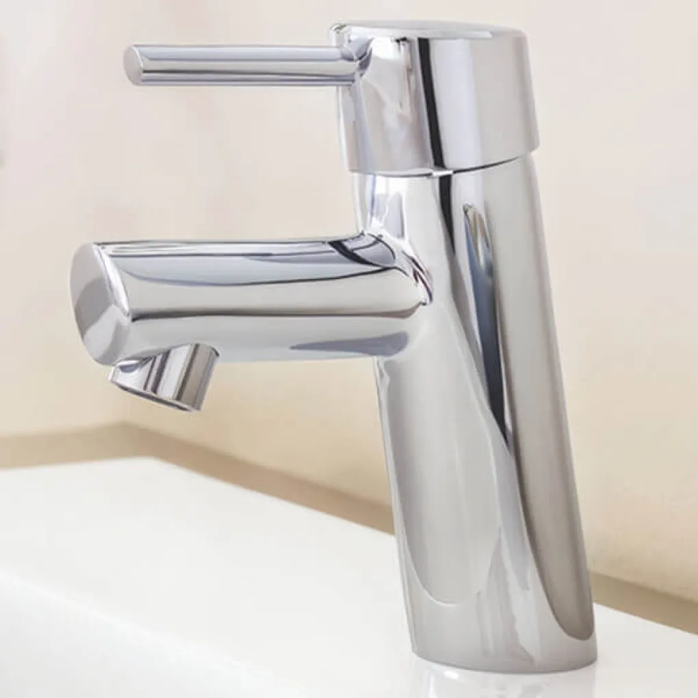 Смеситель для раковины Grohe Concetto S-Size + нажимной донный клапан- Фото 4