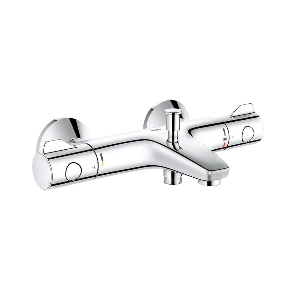 Смеситель для ванны Grohe Grohtherm 800 с душевым гарнитуром 27853001 (34567001)- Фото 4