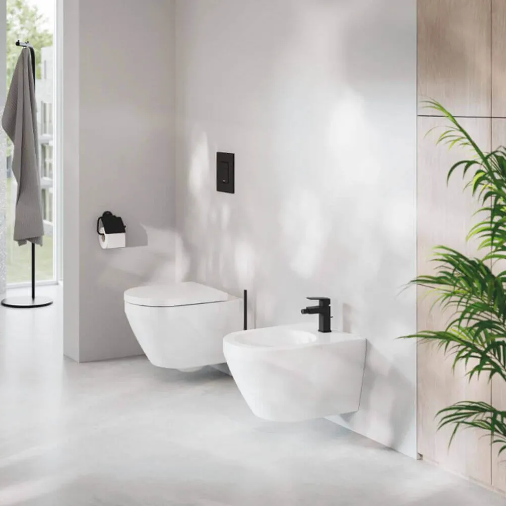 Смеситель для биде Grohe Cubeo S-Size, черный матовый (1018102430)- Фото 4