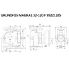 Циркуляційний насос Grundfos MAGNA1 32-120 F 220 (99221285)- Фото 4