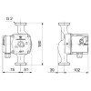 Циркуляційний насос Grundfos UPS 32-40 180 (98368439)- Фото 3