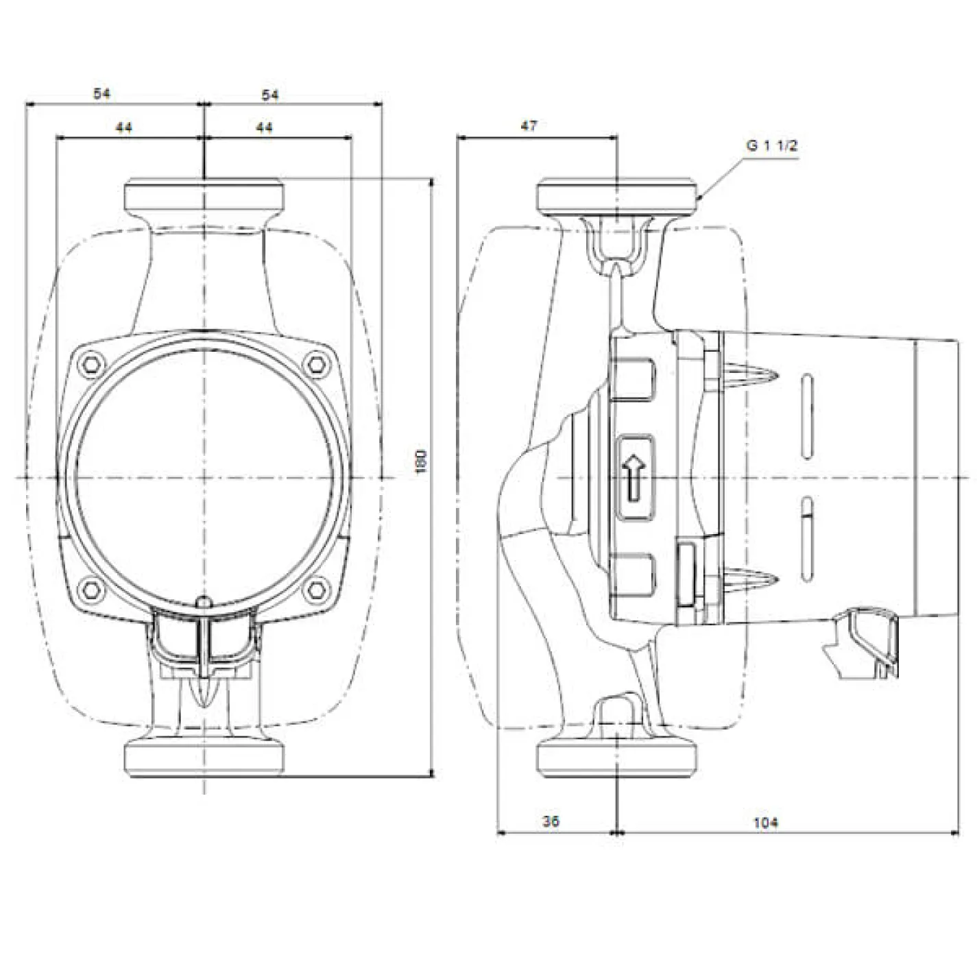 Циркуляционный насос Grundfos ALPHA3 25-80 180 - Фото 1