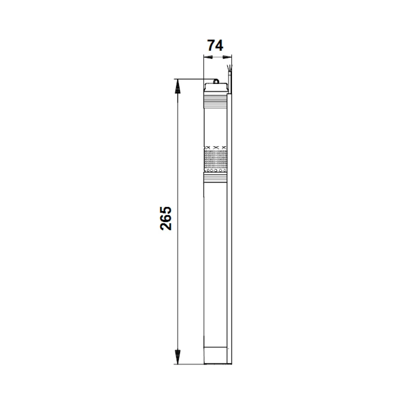 Скважинный насос Grundfos SQ 2-55 0,70 кВт 220-240V (96510199) - Фото 3
