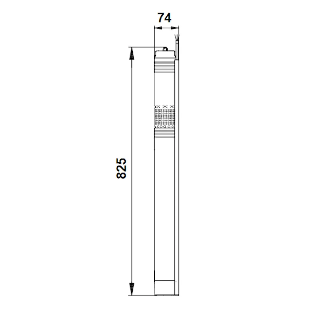 Свердловинний насос Grundfos SQ 1-80 1,15 кВт 220-240 V (96510191)- Фото 4