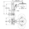 Душова система Grohe Euphoria XXL System 310 c термостатом (26075001)- Фото 2