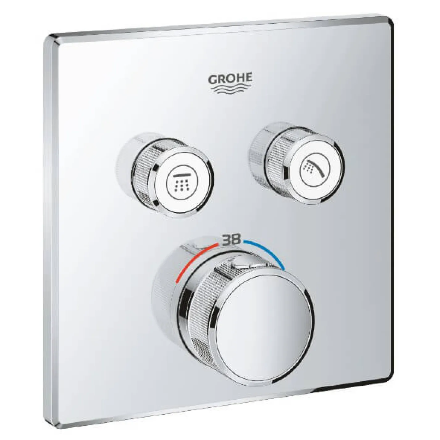 Душевая система Grohe Grohtherm SmartControl New Tempesta 250 (UA26415SC1)  - Фото 1