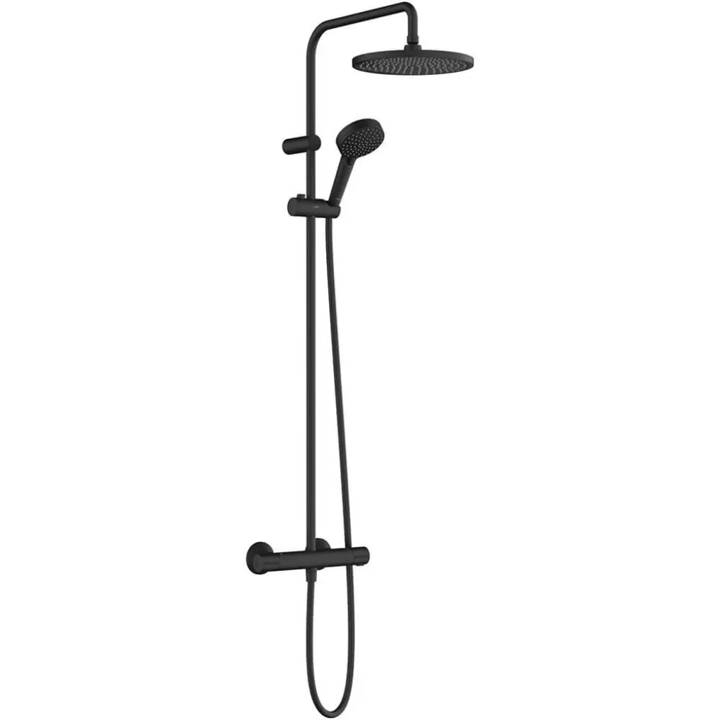 Душова система Hansgrohe Vernis Blend Showerpipe 240 1jet EcoSmart з термостатом (26428670)- Фото 1