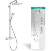 Душевая система Hansgrohe Croma E Showerpipe 280 1jet EcoSmart с термостатом (27660000)- Фото 3