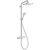 Душевая система Hansgrohe Croma E Showerpipe 280 1jet EcoSmart с термостатом (27660000)- Фото 1