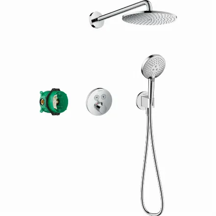 Душова система Hansgrohe Raindance S 240 з термостатом PowderRain (27951000)