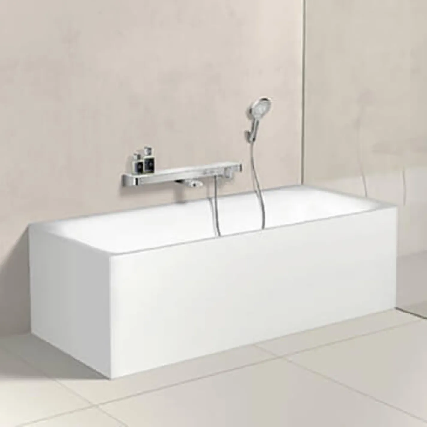 Смеситель для ванны термостатический Hansgrohe Shower Tablet Select 700 мм (13183000) - Фото 2