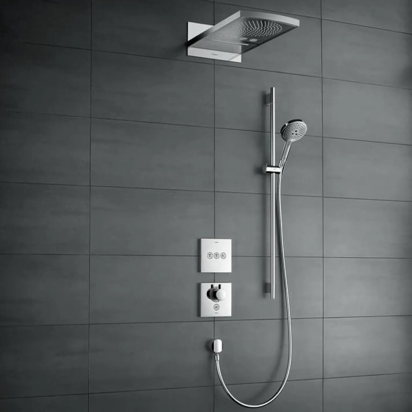 Термостат Hansgrohe ShowerSelect Highﬂow на 1 клавишу (15761000) - Фото 2