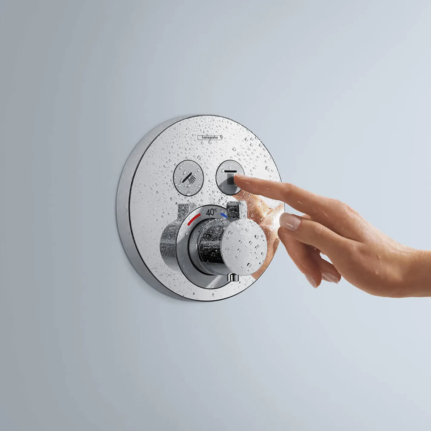 Термостат для душу Hansgrohe ShowerSelect S (15743700) - Фото 2