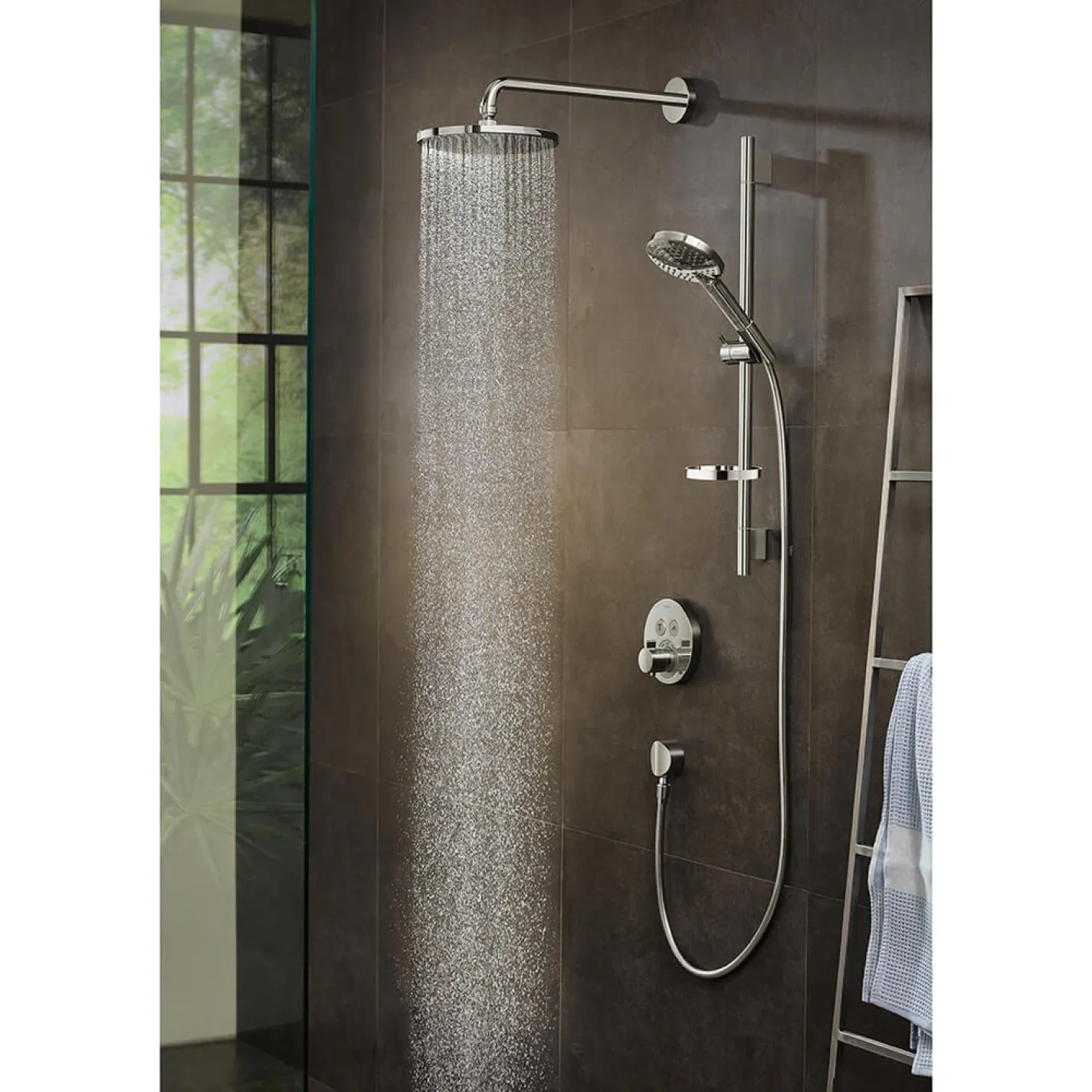 Термостат для душу Hansgrohe ShowerSelect S (15743700) - Фото 3