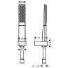 Душевой набор Hansgrohe Rainfinity 100 1Jet (26856700)- Фото 2