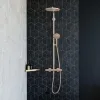 Душевая система Hansgrohe Croma Select S Showerpipe 280 1jet EcoSmart с термостатом полированное золото (26891990)- Фото 2