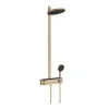 Душевая система Hansgrohe Pulsify Showerpipe 260 2jet с термостатом шлифованная бронза (24240140)- Фото 1