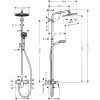 Душевая система Hansgrohe Crometta S 240 1jet Showerpipe (27269000)- Фото 4