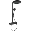 Душова система Hansgrohe Rainfinity Showerpipe 360 1jet з термостатом ShowerTablet 350, Matt Black (26853670)- Фото 1