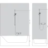 Душевой набор Hansgrohe Crometta 1jet Green 65 см белый/хром (26554400)- Фото 3