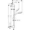 Душевой набор Hansgrohe Crometta 100 Vario (26657400)- Фото 2