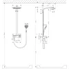 Душевая система Hansgrohe Raindance Select E с термостатом хром- Фото 3