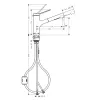 Мийка для кухні Hansgrohe S52 S520-F345 зі змішувачем Zesis M33 чорний графіт-чорний матовий (43356670)- Фото 4