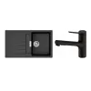 Мийка для кухні Hansgrohe S52 S520-F345 зі змішувачем Zesis M33 чорний графіт-чорний матовий (43356670)- Фото 1