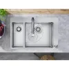 Мийка кухонна Hansgrohe C71-F655-09 Сombi на 2 чаші 180/450 зі змішувачем 2Jet Sbox, хром (43206000)- Фото 4