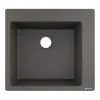 Мийка кухонна Hansgrohe S51, граніт, без крила, накладна, S510-F45, сірий камінь (43312290)- Фото 1