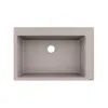 Мийка кухонна Hansgrohe S51, граніт, без крила, накладна, сірий бетон (43313380)- Фото 1