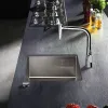 Кухонная мойка Hansgrohe S711-F450 на столешницу 2x35, 550х500 мм, сталь (43305800)- Фото 3