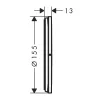 Переключатель потоков для душа Hansgrohe ShowerSelect Comfort S 3 функции, матовая бронза (15558140)- Фото 2