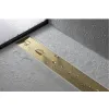 Решетка (наружная часть слива) для трапа Hansgrohe RainDrain Flex Wall 700 мм золото (56052990)- Фото 3