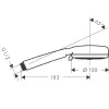 Ручний душ Hansgrohe Crometta 100 хром (26823400)- Фото 2