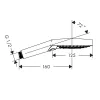 Ручний душ Hansgrohe Raindance Select S PowderRain 120 шліфована бронза (26014140)- Фото 4