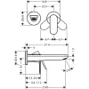 Смеситель однорычажный для раковины Hansgrohe Rebris S 200 мм (72528000)- Фото 2