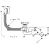 Сифон для ванной Hansgrohe Flexaplus S (58150000)- Фото 2