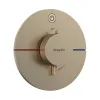 Термостат прихованого монтажу Hansgrohe ShowerSelect Comfort S 1 функція, матова бронза (15553140)- Фото 1