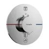 Термостат Hansgrohe ShowerSelect Comfort S на 2 функції, хром (15554000)- Фото 1