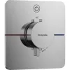 Термостат скрытого монтажа Hansgrohe ShowerSelect Comfort Q на 1 функцию Chrome (15581000)- Фото 1