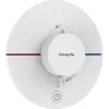 Термостат прихованого монтажу Hansgrohe ShowerSelect Comfort S HighFlow на 1 функцію Matt White (15562700)- Фото 1