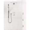 Верхній душ Hansgrohe PuraVida Overhead shower 400 1jet з тримачем зі стіни, хром (27437000)- Фото 4
