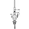 Смеситель для кухни Hansgrohe Talis Select M54 нержавеющая сталь (72861800)- Фото 3