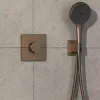 Смеситель для душа Hansgrohe ShowerSelect Comfort E с термостатом на 2 потребителя шлифованная бронза (15572140)- Фото 3