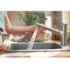 Змішувач для кухні Hansgrohe Zesis M33 з витяжним душем сталь (74801800)- Фото 3
